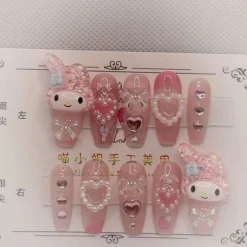 Kawaii Deco Press On Nails