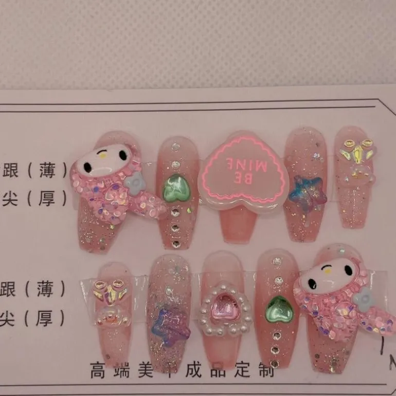 Kawaii Deco Press On Nails