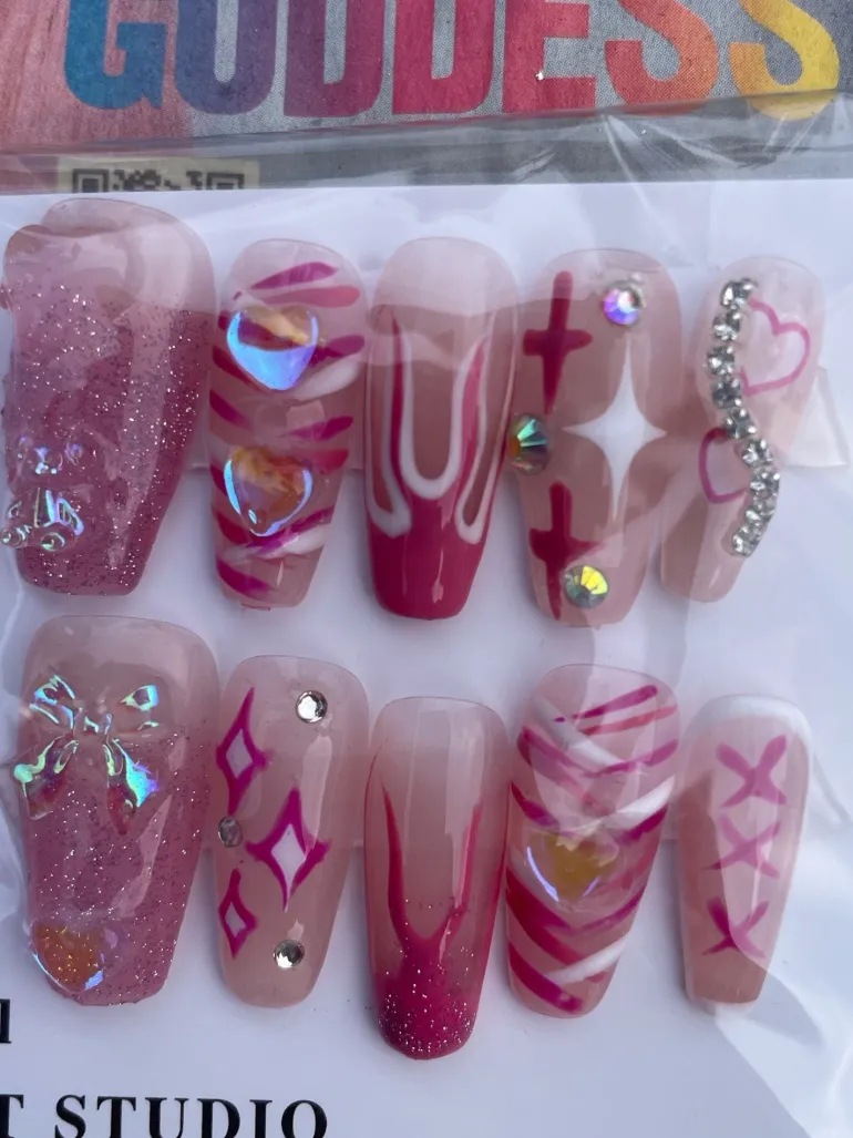 Kawaii Deco Press On Nails