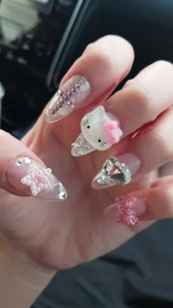 Kawaii Deco Press On Nails