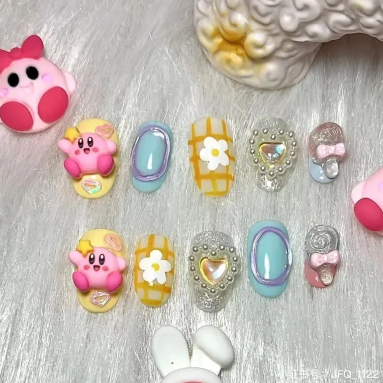 Kawaii Deco Press On Nails