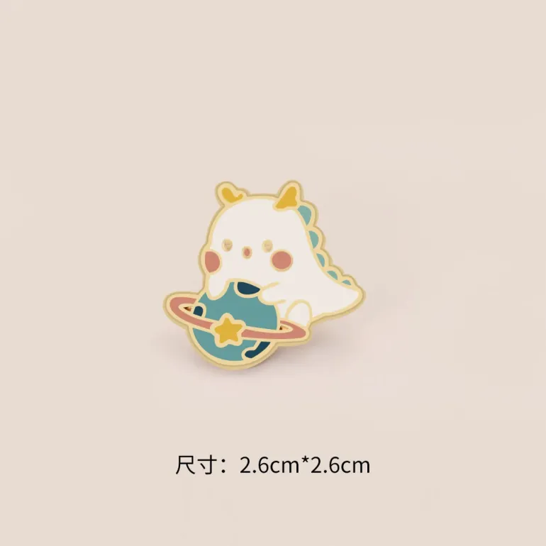 Kawaii Dragon Enamel Pins