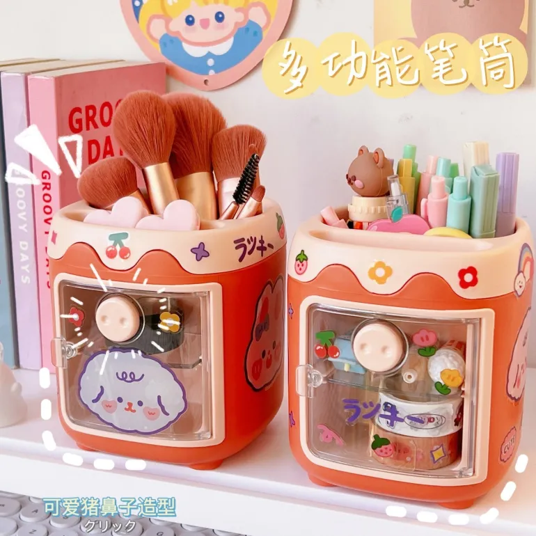 Kawaii Fridge Pen & Desk Organizer