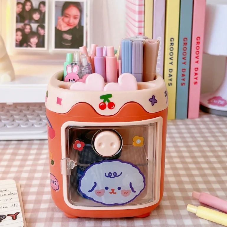 Kawaii Fridge Pen & Desk Organizer