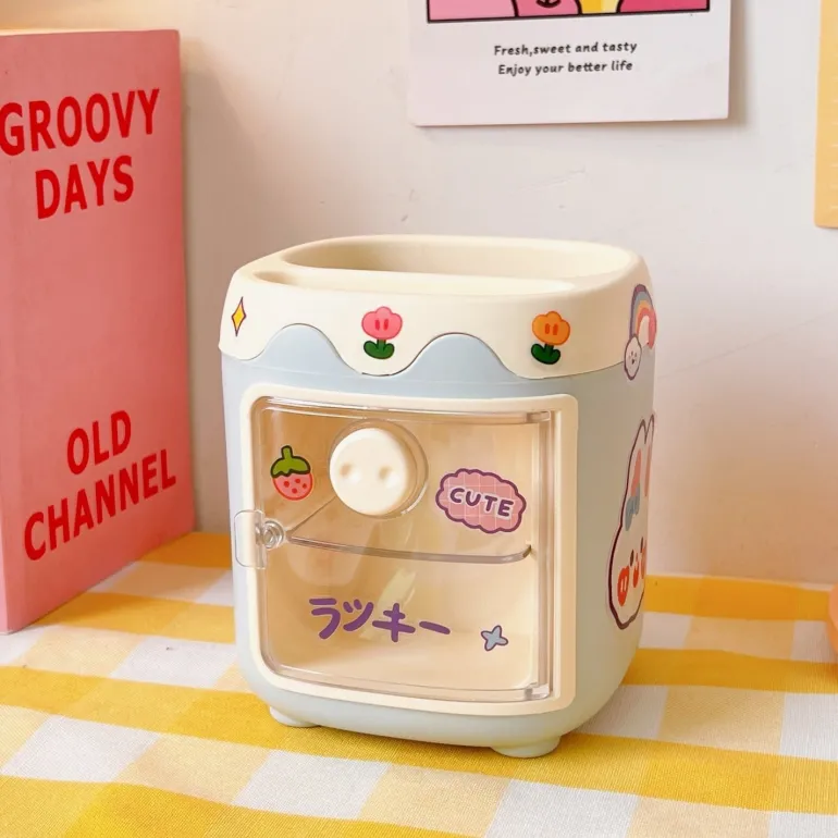 Kawaii Fridge Pen & Desk Organizer