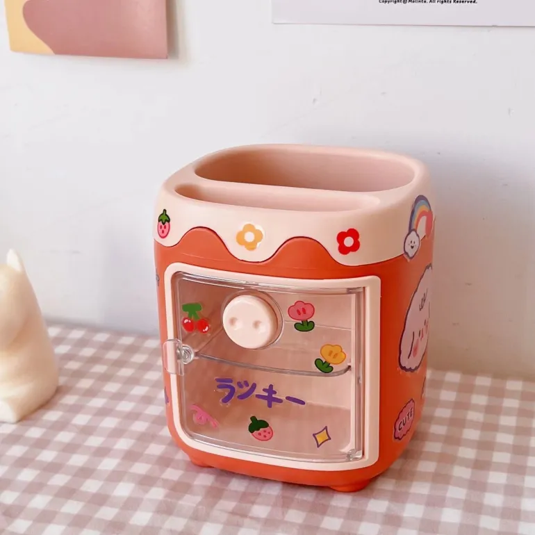 Kawaii Fridge Pen & Desk Organizer