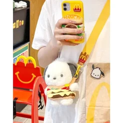 Kawaii Hamburger Puppy Bag