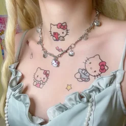 Kawaii Kitten Temporary Tattoo Pack