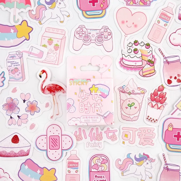 Kawaii Laser Cut Stickers Packs