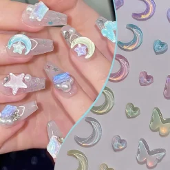 Kawaii Nail Art Sticker Gems