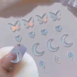 Kawaii Nail Art Sticker Gems