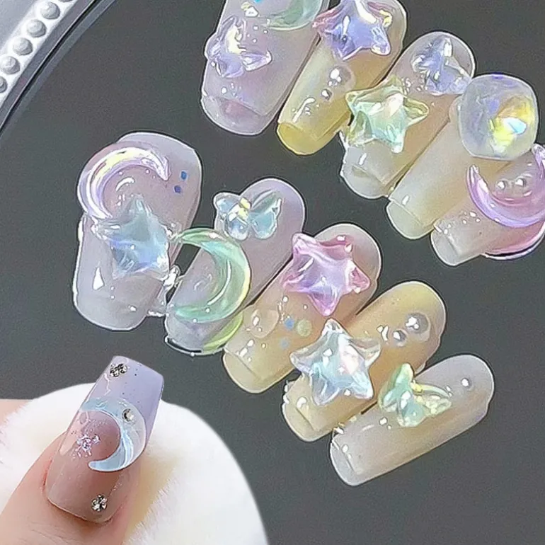 Kawaii Nail Art Sticker Gems