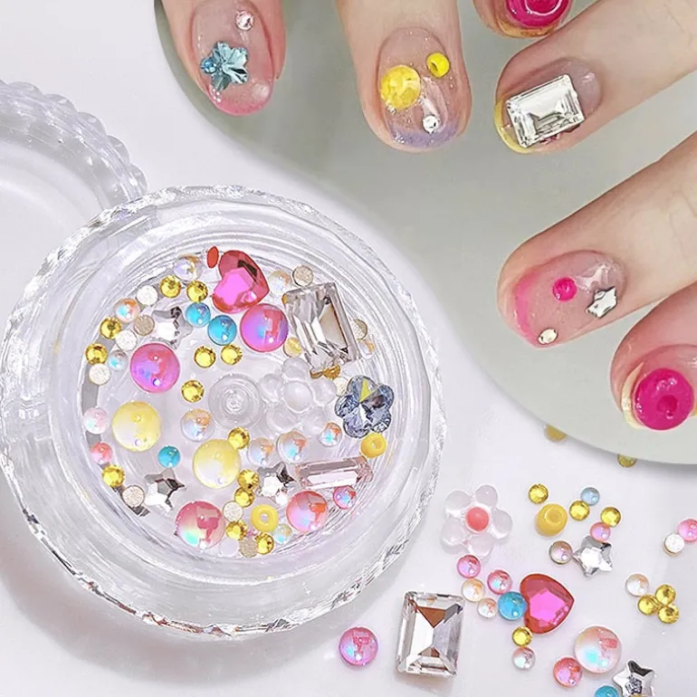 Kawaii Nail Art Sticker Gems