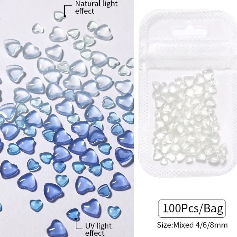 Kawaii Nail Art Sticker Gems