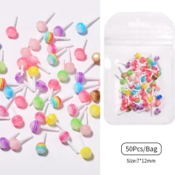 Kawaii Nail Art Sticker Gems