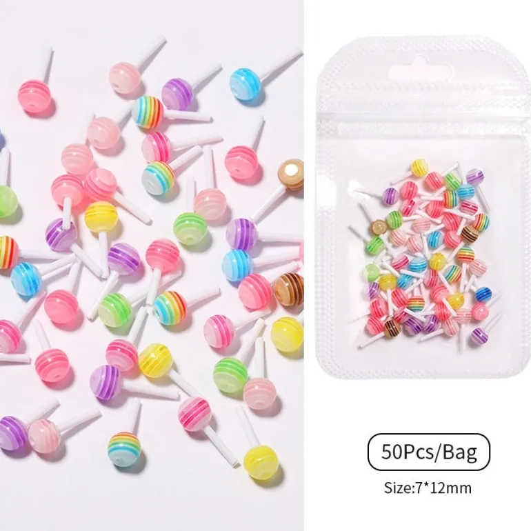 Kawaii Nail Art Sticker Gems