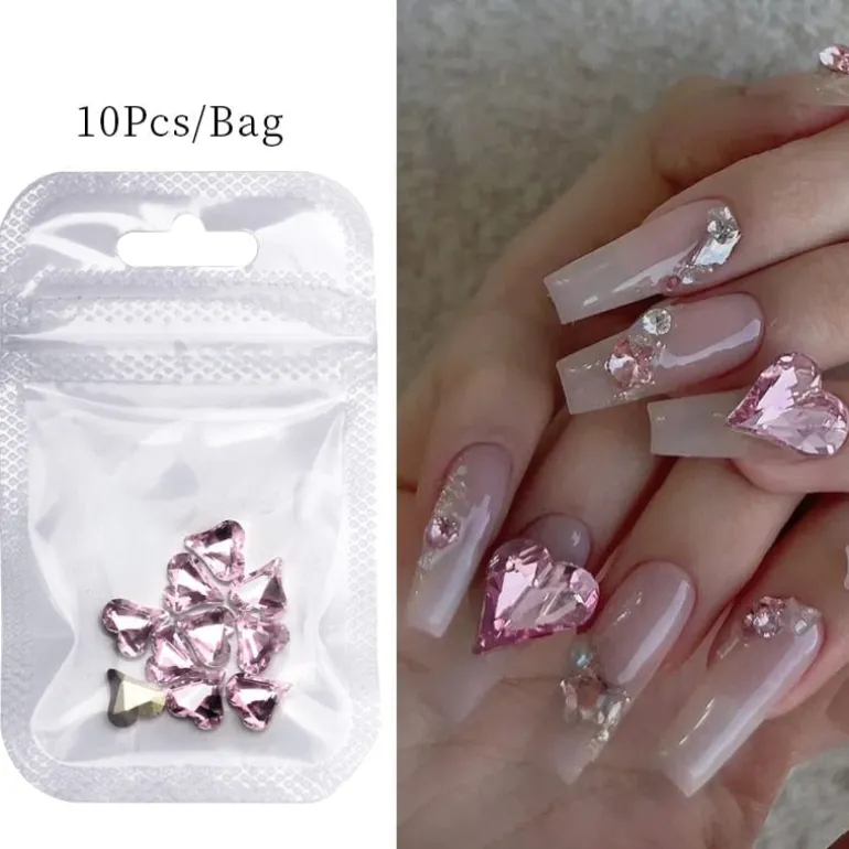 Kawaii Nail Art Sticker Gems