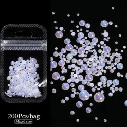 Kawaii Nail Art Sticker Gems