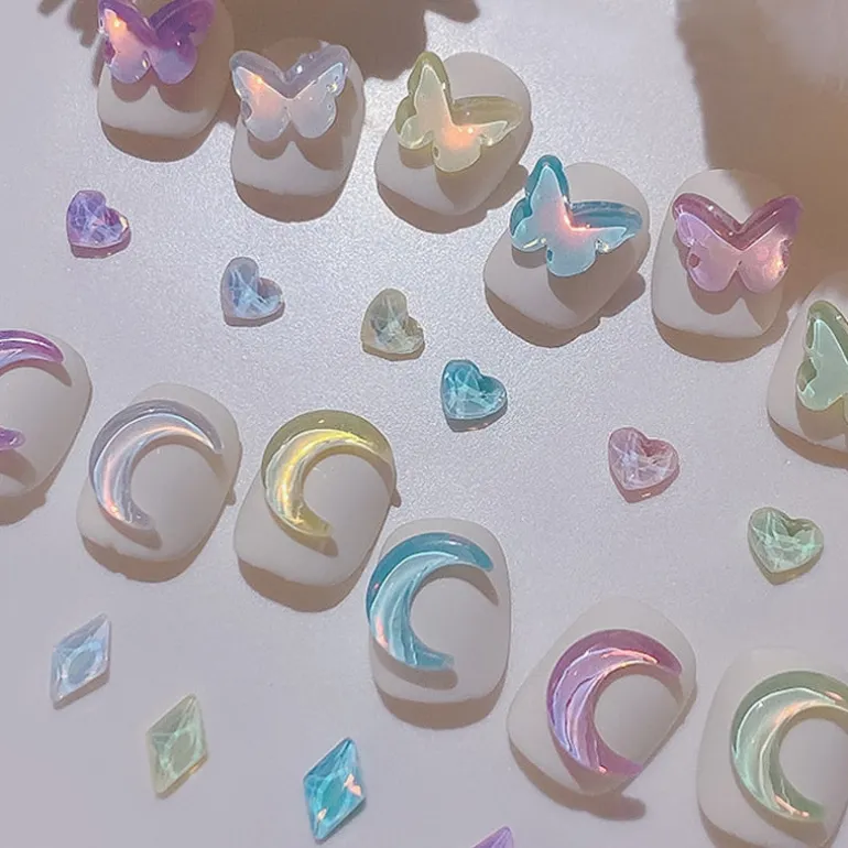 Kawaii Nail Art Sticker Gems