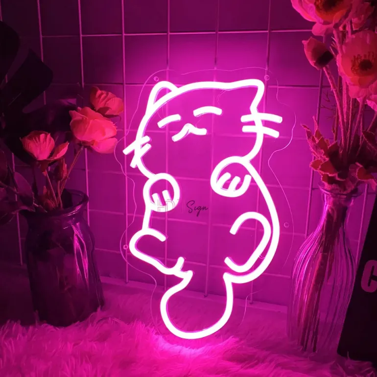 Kawaii Neko Cat LED Sign