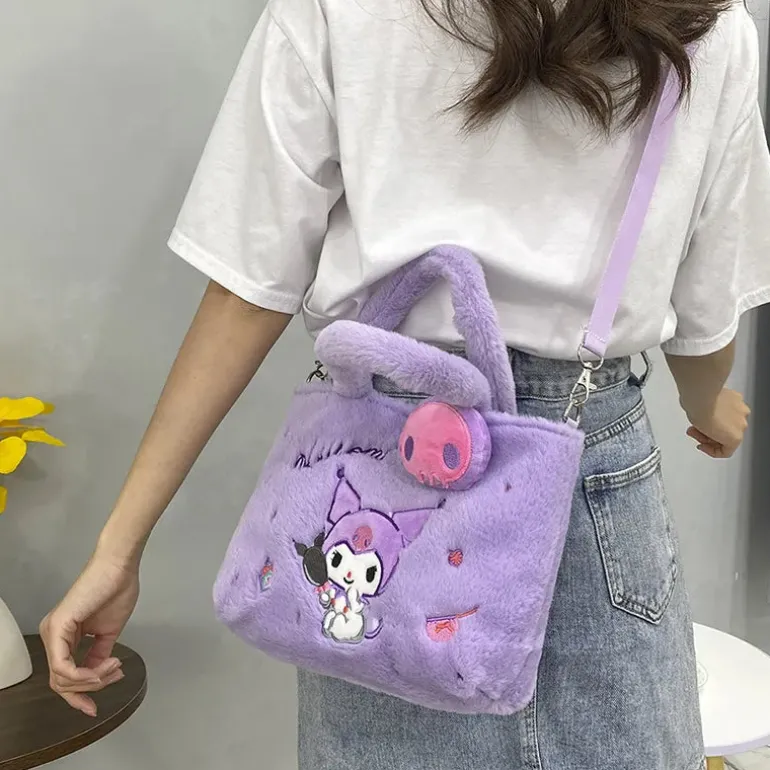 Kawaii Plush Cross Body Bags
