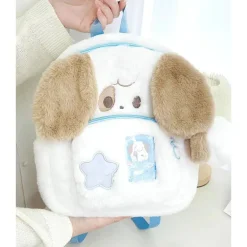 Kawaii Plush Puppy Backpack