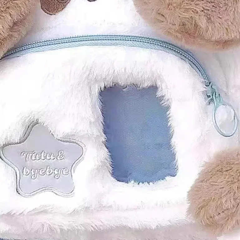 Kawaii Plush Puppy Backpack