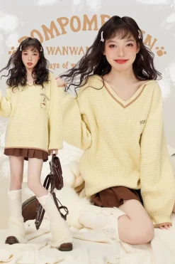 Kawaii Prepstar Sailor Pullover Sweater