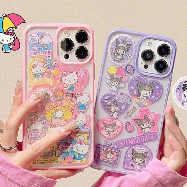 Kawaii Sticker iPhone Case