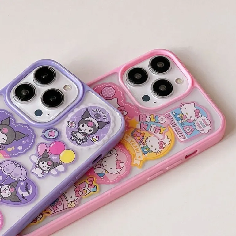 Kawaii Sticker iPhone Case