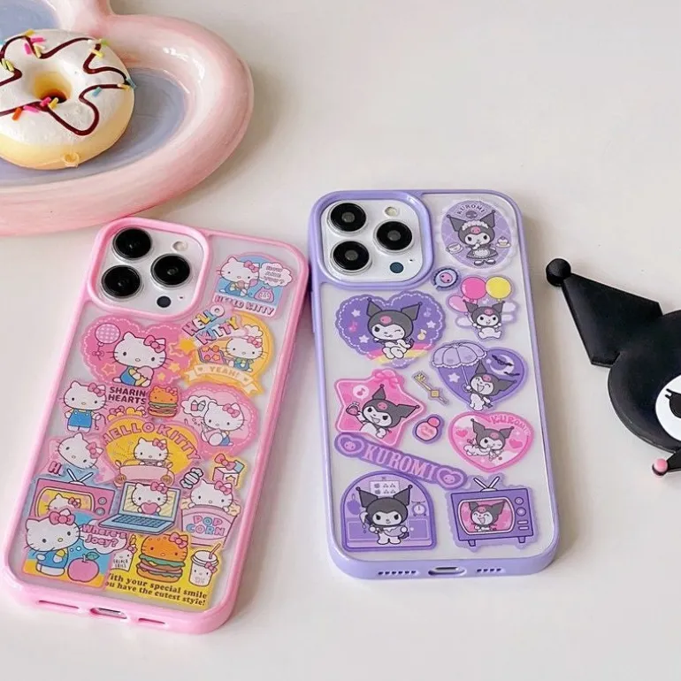 Kawaii Sticker iPhone Case