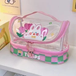 Kawaii Transparent Jumbo Pencil Case