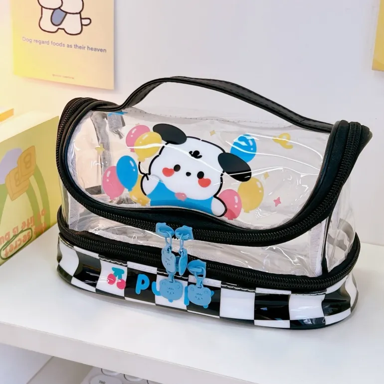 Kawaii Transparent Jumbo Pencil Case