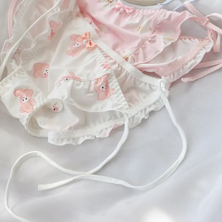 Kigurumi Bear Lace Up Panties
