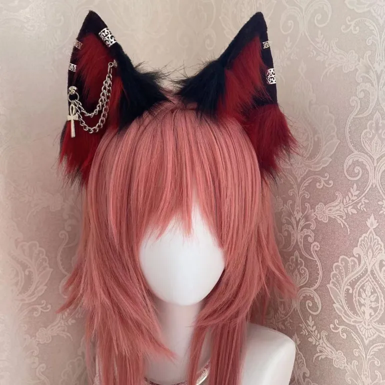 Kitsune Ears With Chains