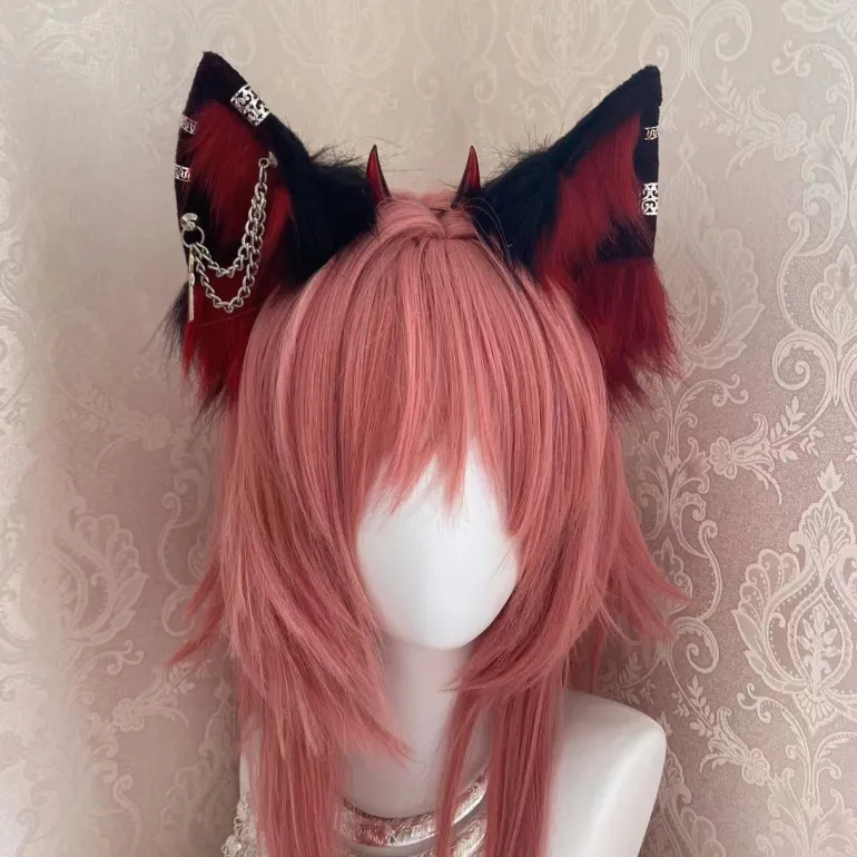 Kitsune Ears With Chains
