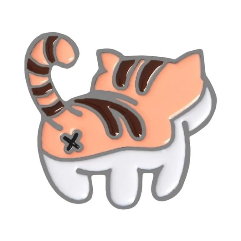 Kitten Bum Enamel Pins