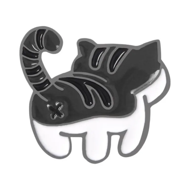 Kitten Bum Enamel Pins