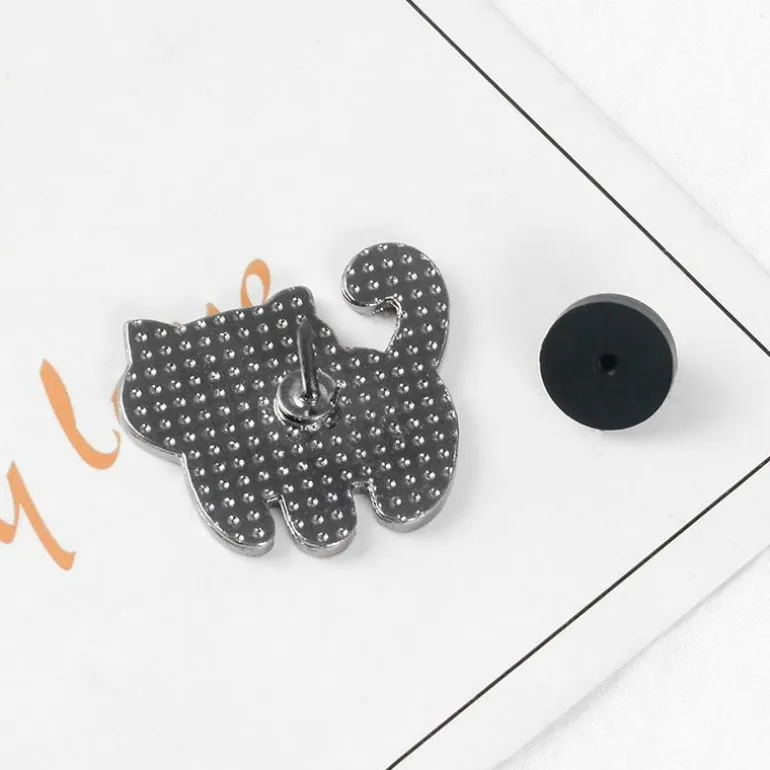 Kitten Bum Enamel Pins