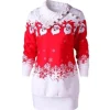 Knit Cowl Neck Santa Sweater