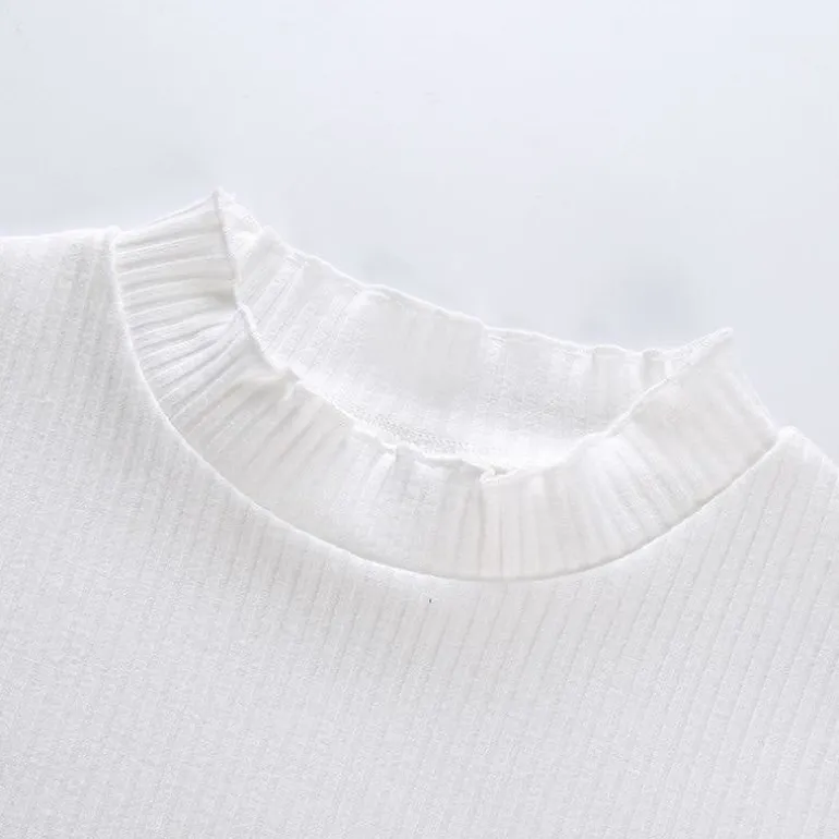Knit Sad Eyes Crop Top