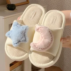 Knit Strawberry Slides