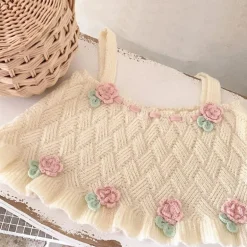 Knit Tulip Fairy Crop Top