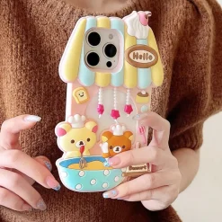 Kuma Cafe iPhone Case
