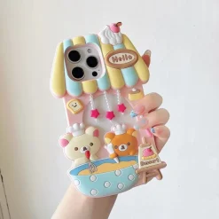 Kuma Cafe iPhone Case