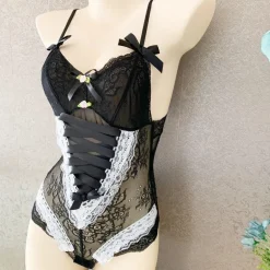 Lace Corset Bodysuit
