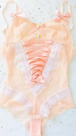 Lace Corset Bodysuit