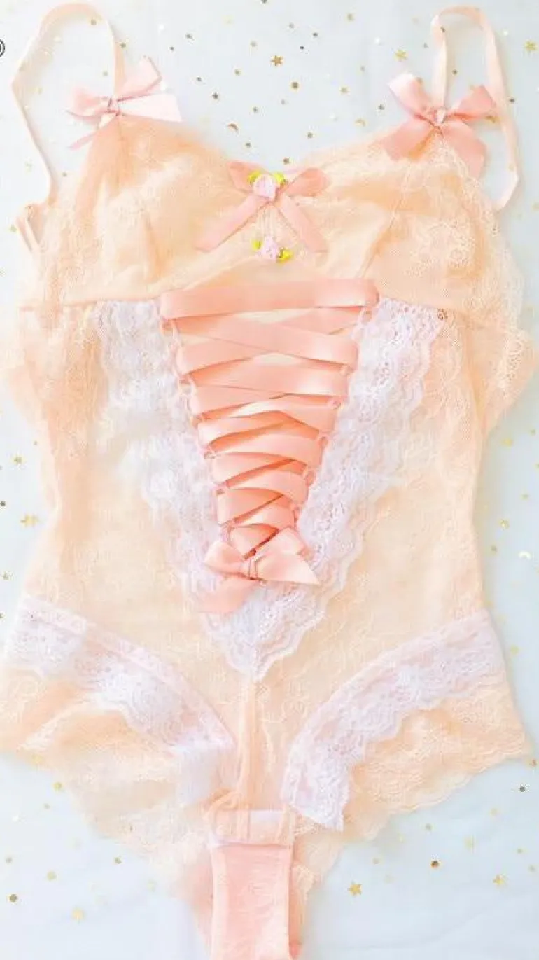 Lace Corset Bodysuit