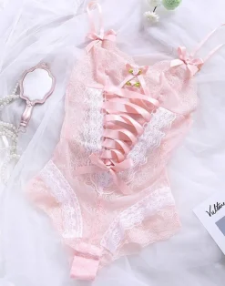 Lace Corset Bodysuit