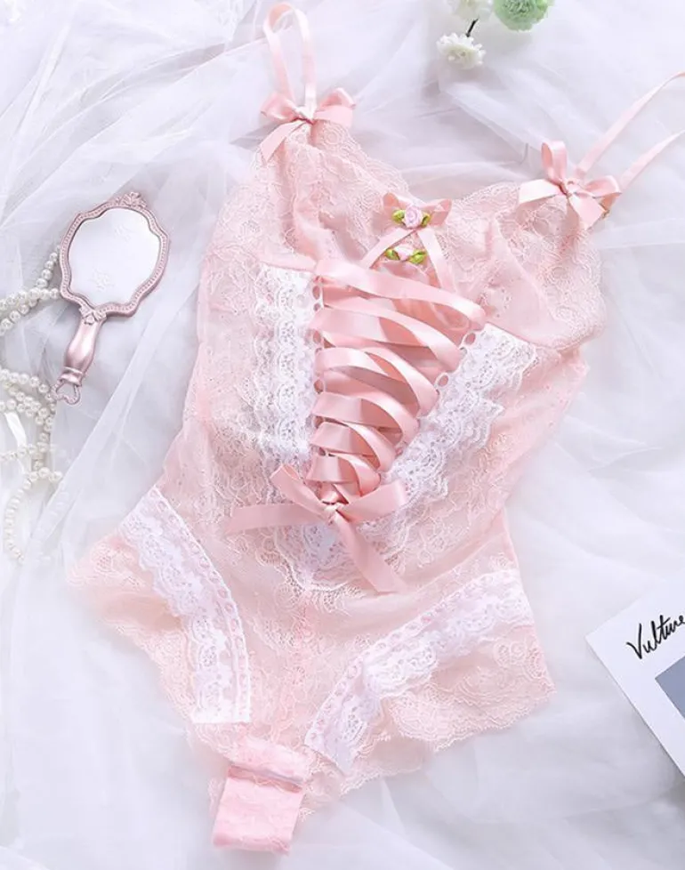 Lace Corset Bodysuit